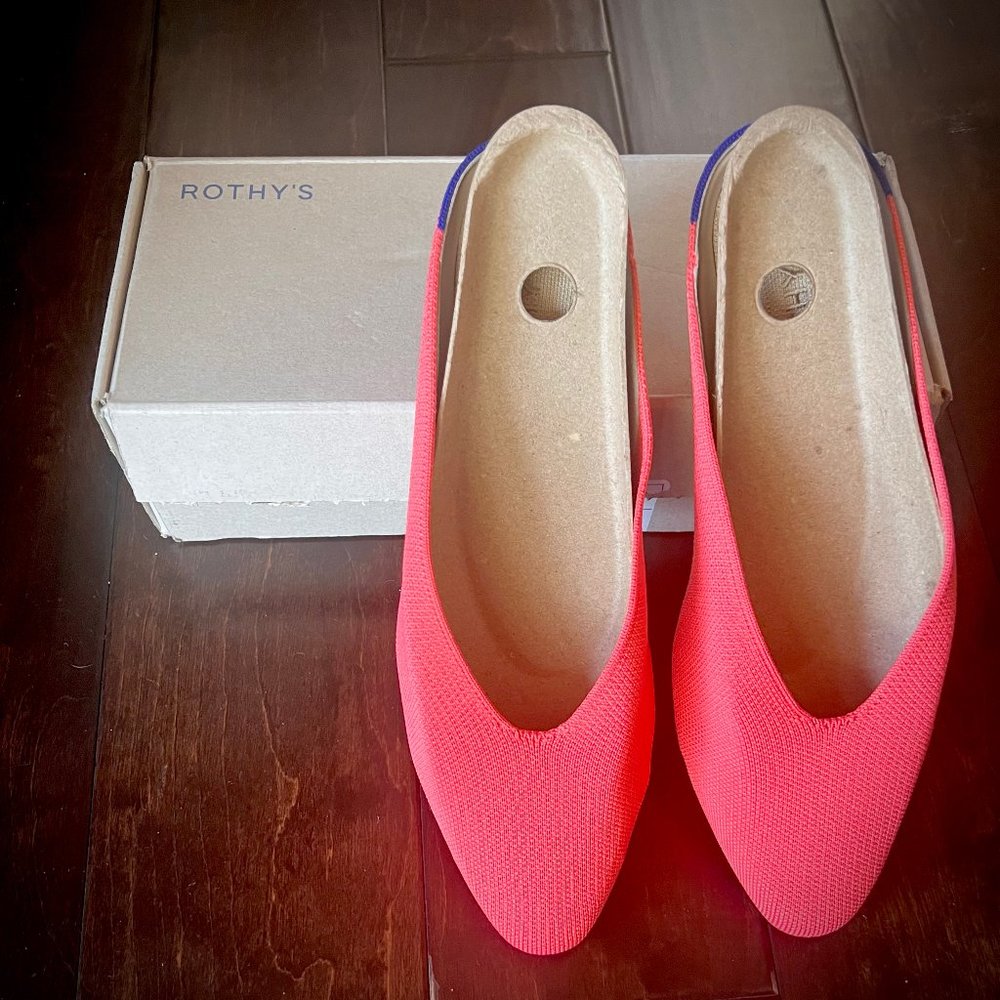 Rothy's Demi Almond Loafer Women's 9.5 in Melon